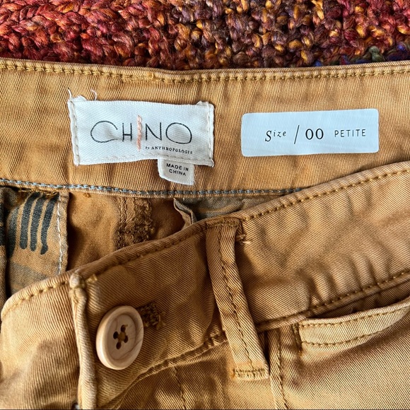 Pintucked Chino Pants in Golden Oak - Picture 5 of 6